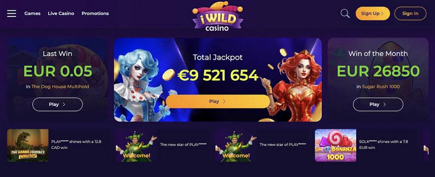 Testimonianza sul casinò iWild